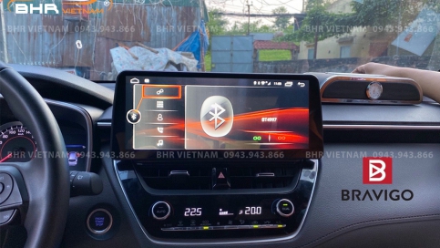 Màn hình DVD Android xe Toyota Cross 2020 - nay | Màn Bravigo nguyên khối
